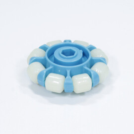 Multidirectioneel wiel met 8 rollers, 53.5 mm