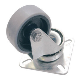 Castor PP Swivel with gray Surface 50 mm
